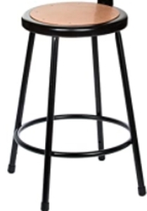 lot 53831 image: OEF Furnishings - Counter Height Bar Stools NO BACKRESTS - Gray - Set of Two