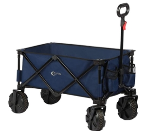 lot 53856 image: Portal - Folding Collapsible Utility Cart - Blue