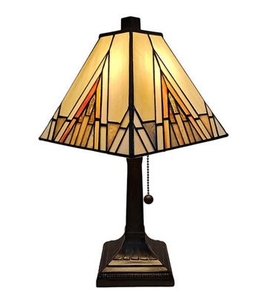 lot 53917 image: TABLE LAMP IVORY ORANGE