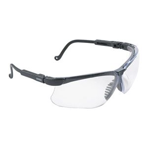 lot 1284 image: Lot of 10 Uvex, UVXS3200, Safety Wraparound Safety Eyewear, 1 Each, Black,Clear