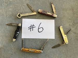 lot 6 image: Misc Lot of Pocket Knives