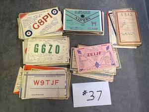 lot 37 image: Lot of Ham Radio Postcards
