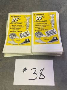 lot 38 image: Lot of Ink Blotters with Advertisement, B.F. Goodrich canvas shoes