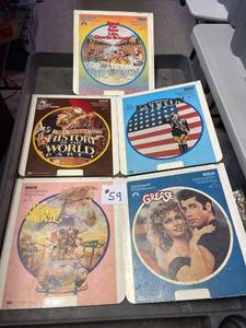lot 59 image: Lot 1 of RCA SelectaVision VideoDiscs