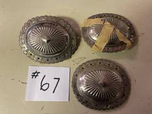 lot 67 image: Belt Buckles