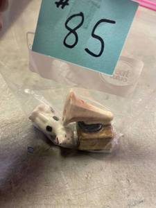 lot 85 image: RCA Themed Salt and Pepper Shakers