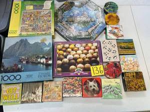 lot 136 image: springbok misc puzzles, mini and more