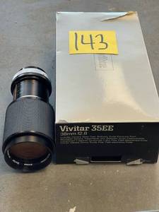 lot 143 image: Vivitar Camera and Focusing Zoom Lens