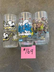 lot 169 image: Collectible Glass Cups
