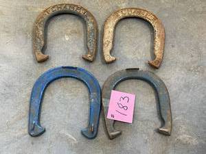 lot 183 image: Vintage Horseshoe Game Throwing Shoes