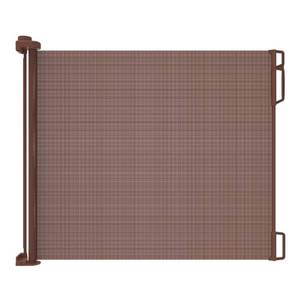 lot 63144 image: Perma Child Safety 33 in. H x 71 in. W Brown Extra Wide Outdoor Retractable Gate