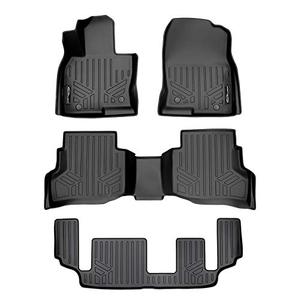 lot 63181 image: MAXLINER Floor Mats 3 Row Liner Set Black for 2016-2021 Mazda CX-9
