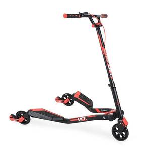 lot 63183 image: Yvolution Y Fliker Lift Red The Original Swing Wiggle Scooter 3 Wheels Self-Push Drift Scooter for Boys & Girls Age 7 Years