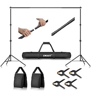 lot 63190 image: EMART Photo Video Studio 10Ft Adjustable Background Stand