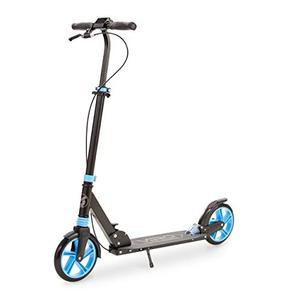 lot 63224 image: VIRO Rides Sport Runner Folding Kick Scooter BlackBlue - Amazon Exclusive