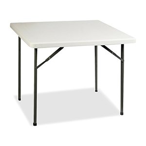 lot 63271 image: Lorell Banquet Folding Table, PlatinumGray