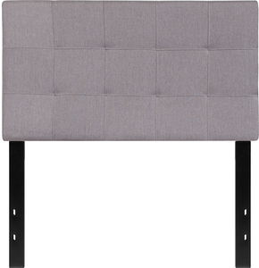 lot 63285 image: Flash Furniture Bedford Tufted Upholstered Headboard, Twin, Light Gray