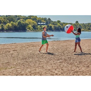 lot 502 image: Ozark Trail 24.4-inch Beach Ball with Rope tie, for Pools and Lakes, Unisex, Multi-Color
