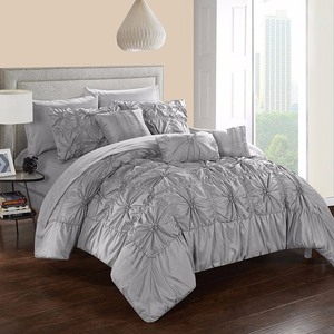 lot 506 image: Chic Home Springfield 10-Pc Queen Comforter Set Bedding