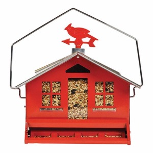 lot 507 image: Perky-Pet 8 lb Squirrel-Be-Gone II Country House with Weathervane