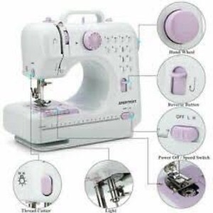 lot 508 image: 12 Stitches Sewing Machine Multi-functional Mini Portable Sewing Machine
