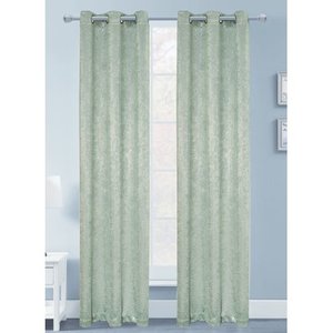 lot 537 image: Artistic Blackout Grommet Panel Pair - Set of 2 2x38x84 Sage