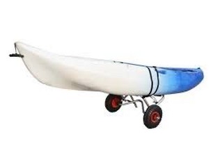 lot 540 image: CALHOME Duable Boat Kayak Canoe Carrier Transport Trailer Tote Trolley Dolly Wheel