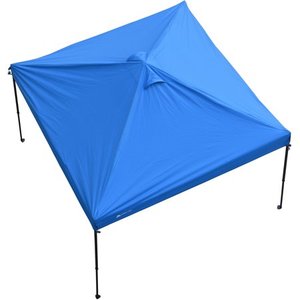 lot 630 image: Ozark Trail 10 x 10 Canopy Replacement Cover for Straight Leg Canopies, Blue Frame Sold Separately