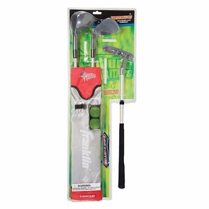 lot 659 image: Franklin Sports Franklin 14224 Youth Sports Powerhouse Golf Set - Grey Black Red - Adjustable from 20 to 35