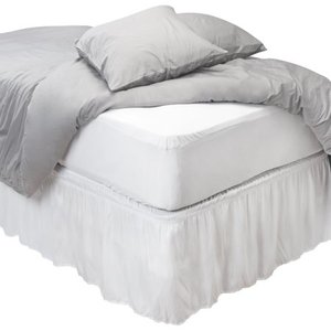 lot 705 image: Home Details Sanitized Waterproof Mattress Cover Twin - Fitted (39x75x14)