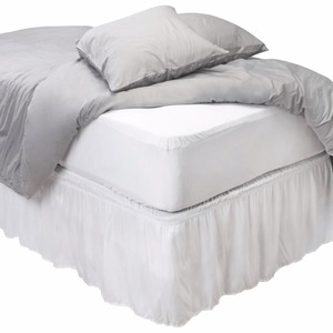 lot 708 image: Home Details Sanitized Waterproof Mattress Cover Twin - Fitted (39x75x14)