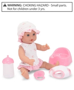 lot 728 image: Melissa & Doug Mine to Love - Annie 12 in. Drink and Wet Doll