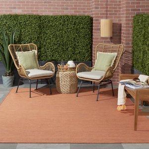 lot 751 image: Nourison Positano Terracotta Area Rug