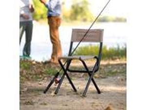 lot 756 image: Coleman Portable Outdoor Camping and Hunting Woodsman II Folding Chair Stool