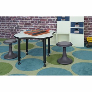 lot 758 image: 13 Glow Wobble Stool Gray - Regency