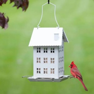 lot 760 image: Perky-Pet Wild Bird 2.8 lb. Metal Bird Feeder 4 ports