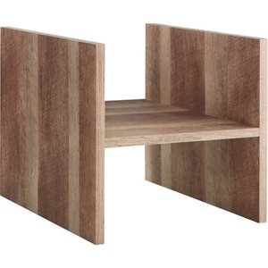 lot 763 image: Better Homes & Gardens Cube Storage Shelf, Weathered Brown