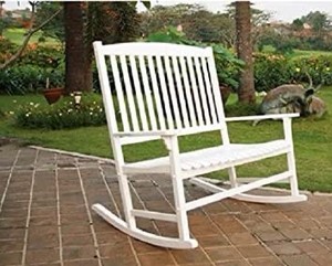 lot 768 image: Mainstays Outdoor 2-Person Double Rocking Chair