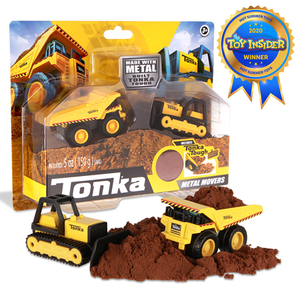 lot 800 image: Tonka - Metal Movers Combo Pack - Mighty Dump Truck 1 and Bull Dozer
