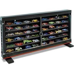 lot 819 image: Hot Wheels Premium Case Stores 50 Hot Wheels Cars