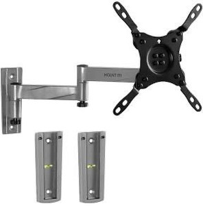 lot 839 image: Mount-It RV TV Mount, Lockable Full Motion TV Wall Mount Designed Specifically for RV or Mobile Home Use Single Arm Tilting and Swiveling 42 Inches Max, 33 Lb Capacity, VESA 200 Compatible