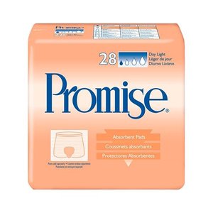 lot 42887 image: TENA Promise Day Light Unisex Incontinence Liner Contoured 15  L 3pack