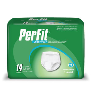lot 50927 image: Adult Absorbent Underwear Prevail� Per-Fit� Pull On X-Large Disposable Moderate Absorbency