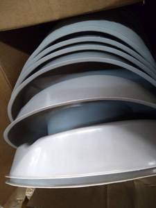 lot 50967 image: Firm Thick Bed Pan Heavy Duty PP Bed Pans for Females Male Bedridden Patient Easy to Clean Bedpans for Elderly Men&Women Hospital Home Bedpan Emergency Device