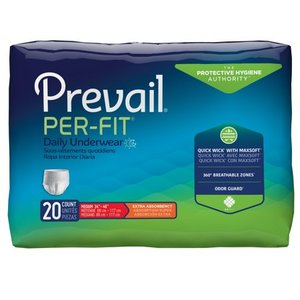 lot 50972 image: Prevail Disposable Underwear Medium, PF-512, Extra, 20 Ct