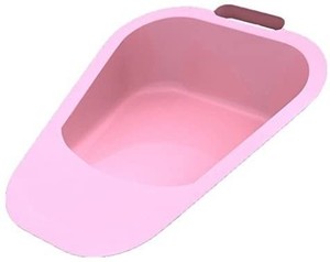 lot 50976 image: Dynarex Plastic Bed Pans - For Fracture or Hip Replacement, Mauve, Pack of 48