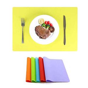 lot 55981 image: zswell Silicone Placemats - Multifunctional Silicone Mat - 6PCS - Placemats for Kids Heat-Resistant Washable Non-Slip Insulation Mats 30cm X 40cm