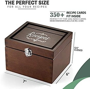lot 65850 image: Recipe Box Card Set With Recipes Organizer qty14