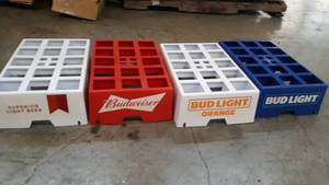 lot 65942 image: Budweiser, Michelob Ultra, Bud Light, ml Bud Light Orange Single Floor Stackers