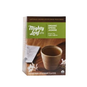 lot 67953 image: Mighty Leaf, Organic Spring Jasmine Stitched Tea Bags, 15 ct